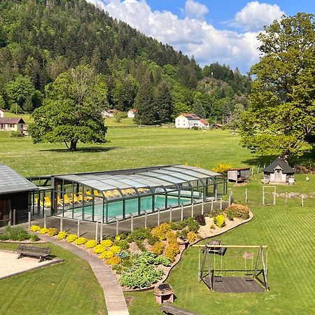 Gite Roche Des Ducs Avec Piscine Toute L'Annee, Spa, Sauna, Hammam Rochesson Exterior foto